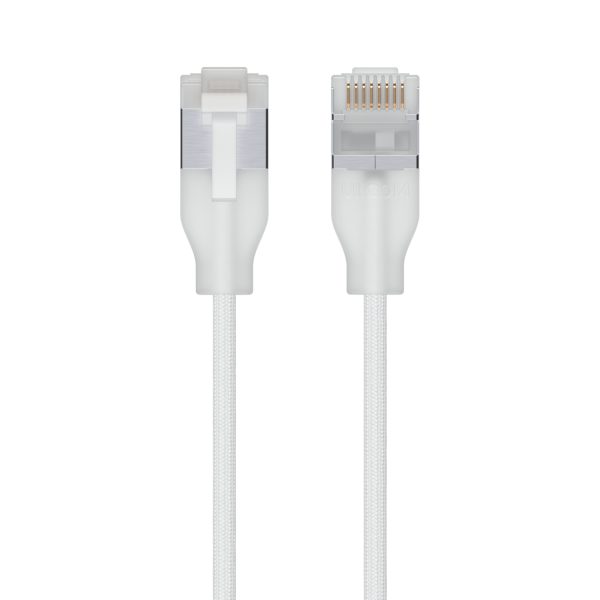 Ubiquiti UACC-Cable-Patch-EL-C6A-3M-W, 3 m, Cat6a, RJ-45, RJ-45, Durchscheinend, Weiß