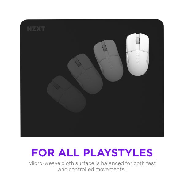 Zweites Bild vonNZXT Zubehör divers, Schwarz, Violett, Einfarbig, Tuch, Gummi, Anti-Rutsch-Basis, Gaming-Mauspad