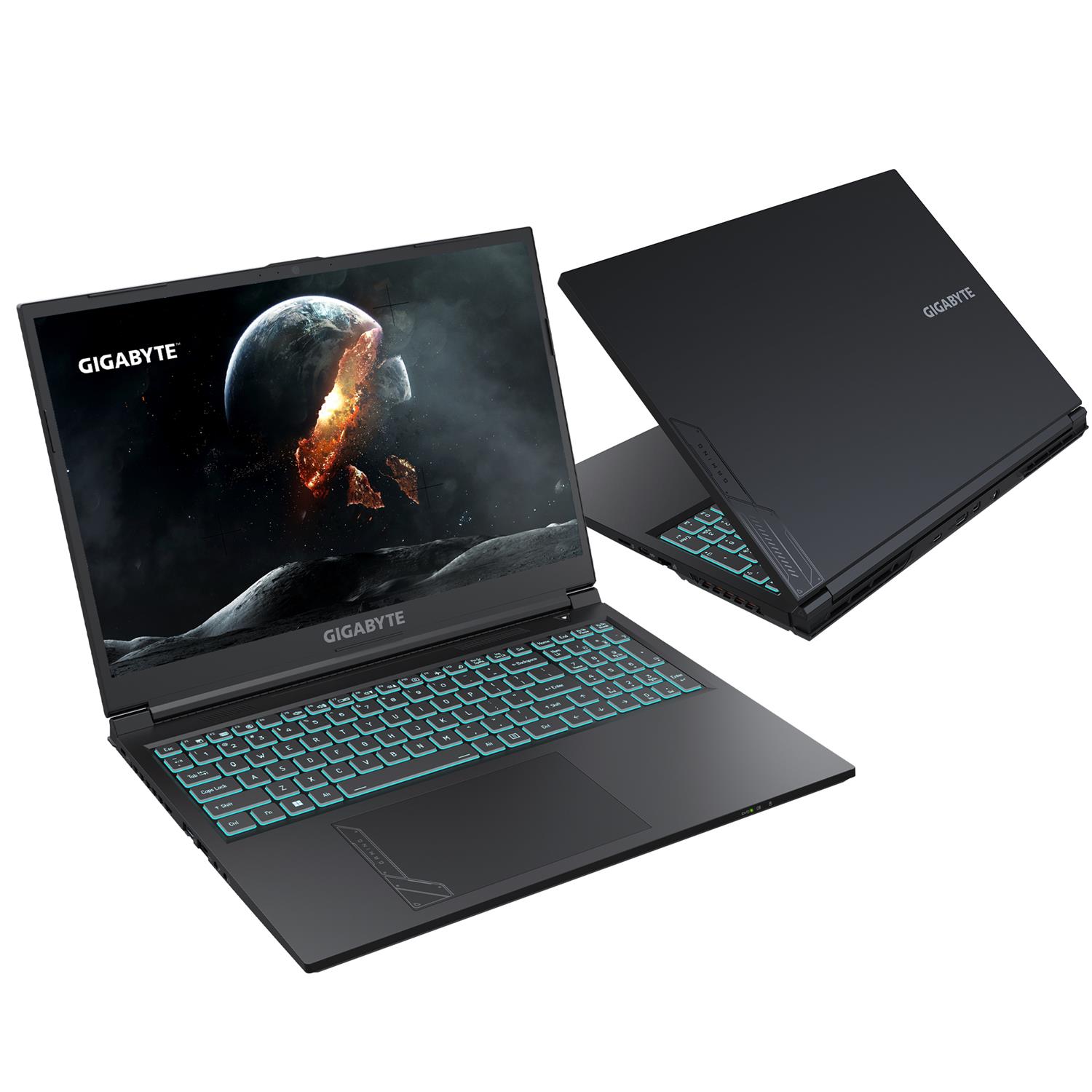 Zweites Bild vonGigabyte G6 KF Gaming-Laptop - 16,0 Zoll, 165Hz FHD+, Intel Core i7-13700H, NVIDIA GeForce RTX 4060 GPU, 16GB DDR5 4800MHz, 1 x Gen4 1TB SSD, Windows 11 Home, 2 Jahre Garantie, G6 KF-73DE854KH, Intel® Core™ i7, 40,6 cm (16"), 1920 x 1200 Pixel, 16 GB, 1 T