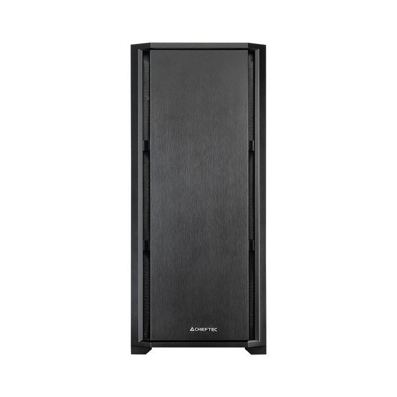 Zweites Bild vonChieftec AS-02B-TG-OP, Midi Tower, PC, Schwarz, ATX, micro ATX, Mini-ITX, Multi, 16,5 cm