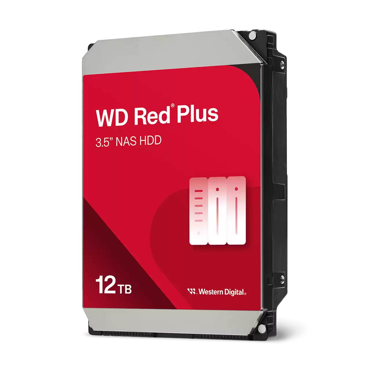 WD Red Plus WD120EFGX, 12 TB, 7200 RPM, 512 MB, 3.5", Serial ATA III