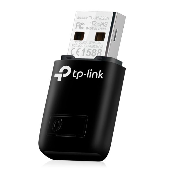 Zweites Bild vonTP-LINK 300Mbit/s-WLAN-Mini-USB-Adapter, Kabelgebunden, USB, WLAN, Wi-Fi 4 (802.11n), 300 Mbit/s, Schwarz