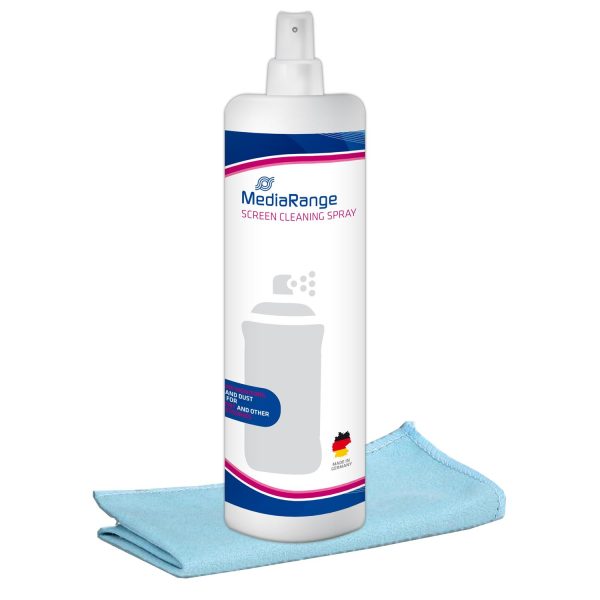 MEDIARANGE MR721, Gerätereinigungs-Feucht-/Trockentücher & Flüssigkeit, LCD / TFT / Plasma, 250 ml, Mehrfarben, 1 Stück(e), 250 ml