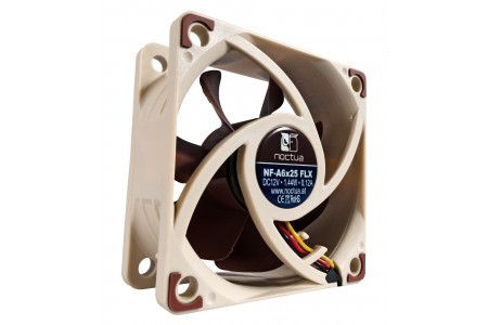Zweites Bild vonNoctua NF-A6x25 FLX, Ventilator, 5 cm, 1600 RPM, 3000 RPM, 19,3 dB, 29,3 m³/h