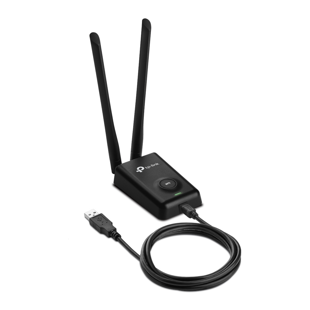 Zweites Bild vonTP-LINK 300Mbit/s-High-Power-WLAN-USB-Adapter, Kabellos, USB, WLAN, Wi-Fi 4 (802.11n), 300 Mbit/s, Schwarz