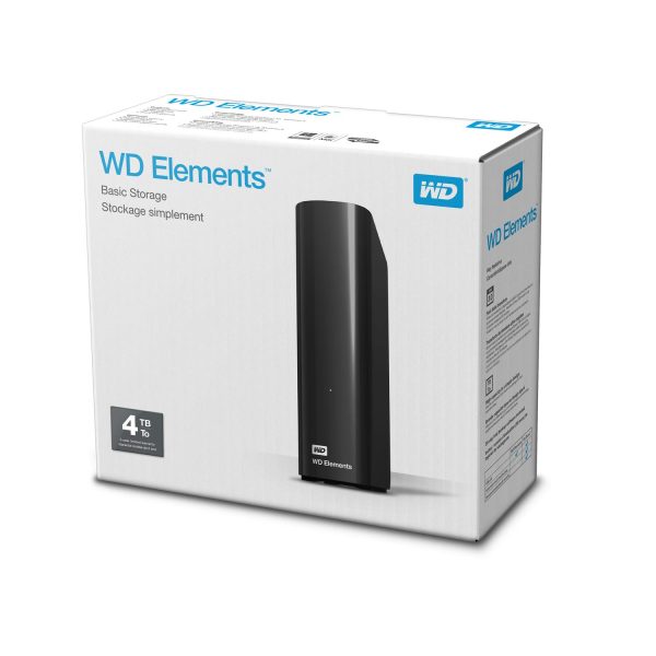 Zweites Bild vonWD WD Elements Desktop, 4 TB, 3.2 Gen 1 (3.1 Gen 1), Schwarz