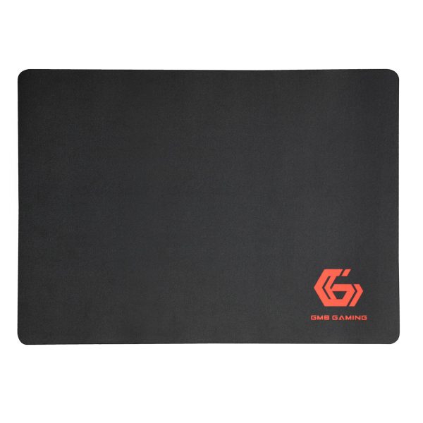 Gembird MP-GAME-M, Schwarz, Einfarbig, Gummi, Stoff, Anti-Rutsch-Basis, Gaming-Mauspad