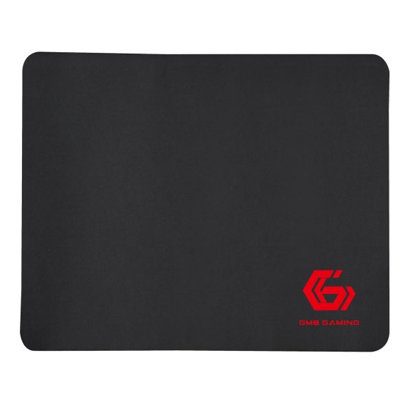 Gembird MP-GAME-S, Schwarz, Einfarbig, Gummi, Stoff, Handgelenkauflage, Gaming-Mauspad