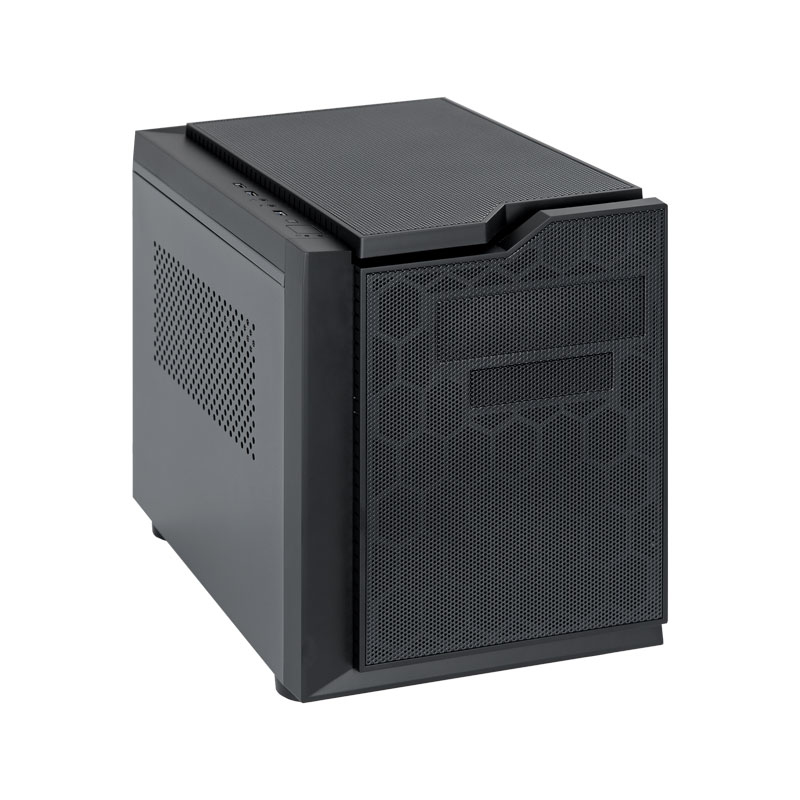 Chieftec CI-01B-OP, Cube, PC, Schwarz, micro ATX, SECC, 15 cm