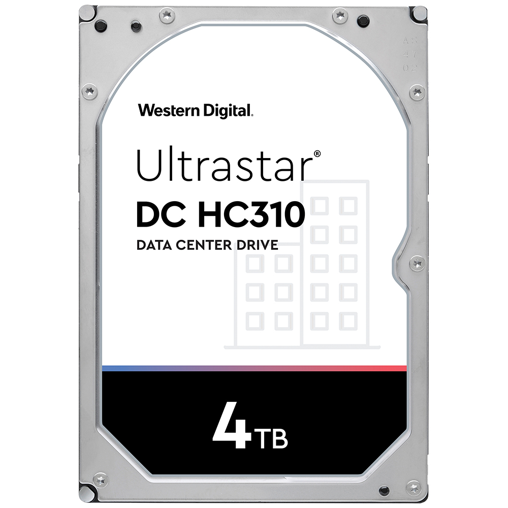 WD Ultrastar DC HC310, 4 TB, 7200 RPM, 256 MB, 3.5", SAS
