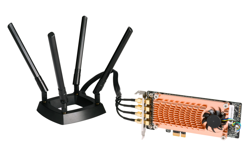 QNAP QWA-AC2600, Eingebaut, Kabellos, PCI Express, WLAN, Wi-Fi 5 (802.11ac), 1733 Mbit/s