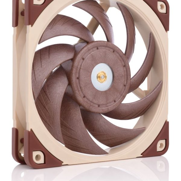 Noctua NF A12x25 PWM, Ventilator, 12 cm, 450 RPM, 2000 RPM, 102,1 m³/h, Beige, Rot