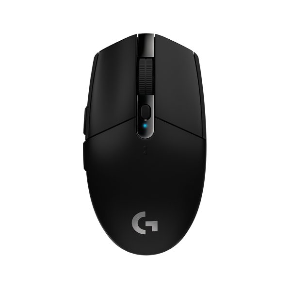 Logitech G G305, rechts, Optisch, RF Wireless, 12000 DPI, 400 fps, Schwarz