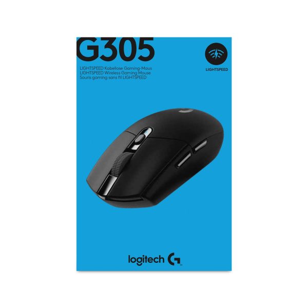 Zweites Bild vonLogitech G G305, rechts, Optisch, RF Wireless, 12000 DPI, 400 fps, Schwarz
