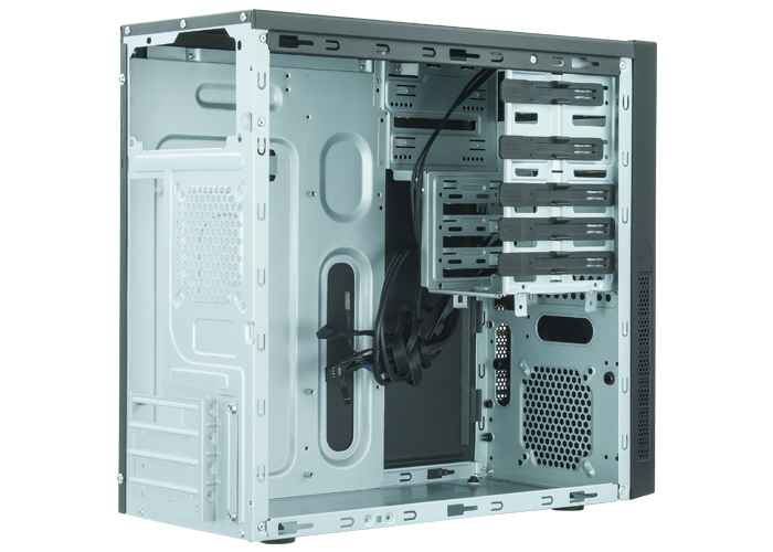 Zweites Bild vonChieftec HO-11B, Tower, PC, Schwarz, micro ATX, SECC, 14 cm
