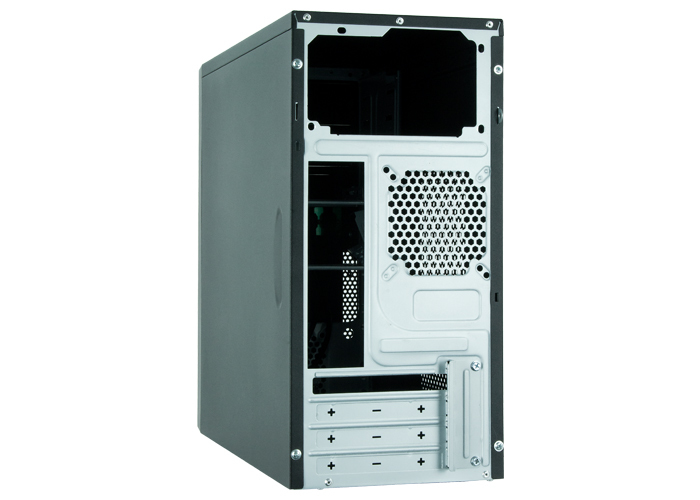 Zweites Bild vonChieftec HO-12B, Tower, PC, Schwarz, micro ATX, SECC, 14 cm