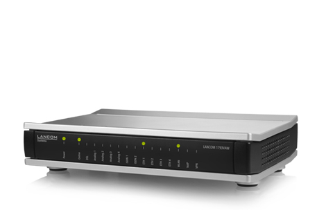 Zweites Bild vonLancom 1793VAW (EU), Wi-Fi 5 (802.11ac), Dual-Band (2,4 GHz/5 GHz), Ethernet/LAN, VDSL, Schwarz, Grau, Tabletop-Router