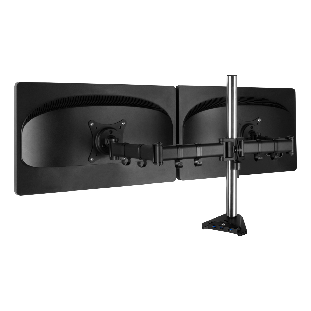 Zweites Bild vonArctic Z2 Pro (Gen 3) - Dual-Monitorarm mit USB 3.0 Hub, 15 kg, 86,4 cm (34"), 75 x 75 mm, 100 x 100 mm, Höhenverstellung, Schwarz
