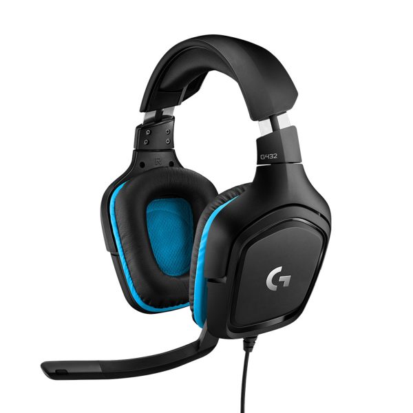 Logitech G 981-000770, Kabelgebunden, Gaming, 20 - 20000 Hz, 280 g, Kopfhörer, Schwarz, Blau