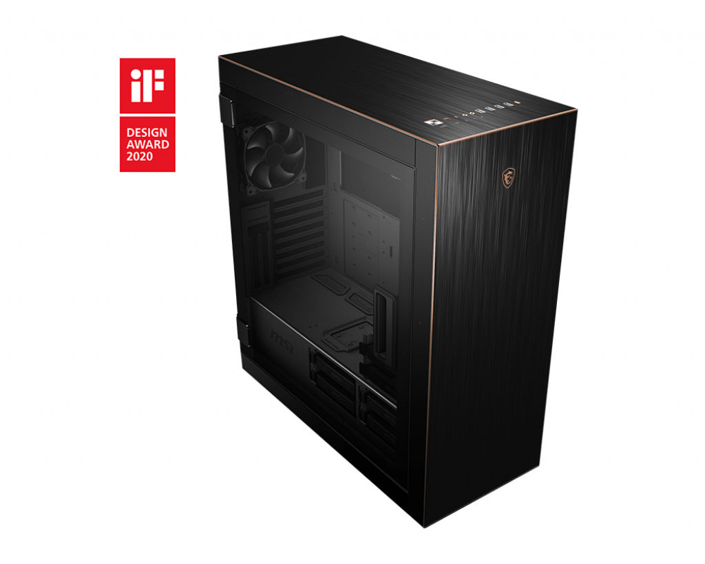 MSI MPG SEKIRA 500G, Midi Tower, PC, Schwarz, ATX, EATX, micro ATX, Mini-ATX, Metall, Gehärtetes Glas, Gaming