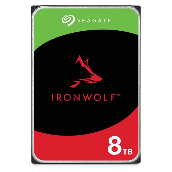 Seagate IronWolf ST8000VN004, 8 TB, 7200 RPM, 256 MB, 3.5", Serial ATA III