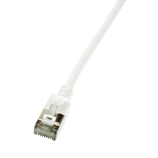 LogiLink CQ9021S, 0,5 m, Cat6a, S/UTP (STP), RJ-45, RJ-45, Weiß