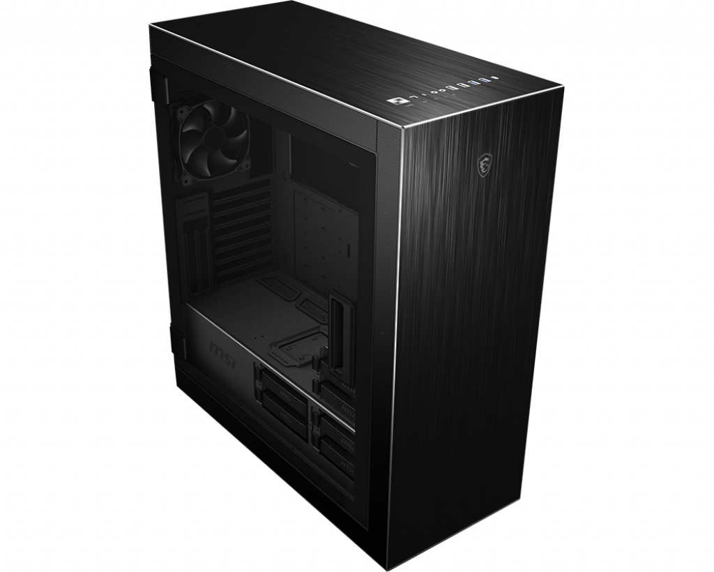 MSI MPG SEKIRA 500P, Midi Tower, PC, Gehärtetes Glas, Schwarz, ATX, EATX, micro ATX, Mini-ITX, Gaming