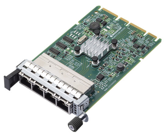 Lenovo Broadcom 5719, Eingebaut, Kabelgebunden, PCI Express, Ethernet, 1000 Mbit/s, Grün, Edelstahl