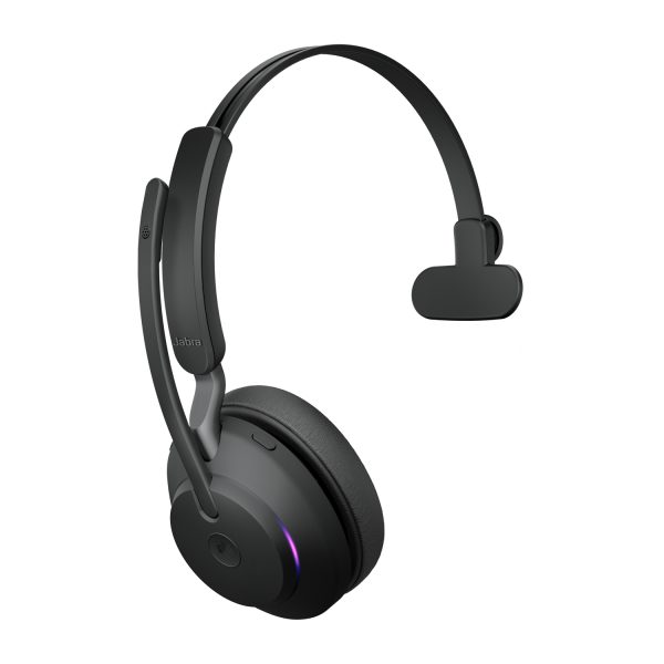 Zweites Bild vonJabra Evolve2 65, Kabellos, Büro/Callcenter, 20 - 20000 Hz, 99,2 g, Kopfhörer, Schwarz
