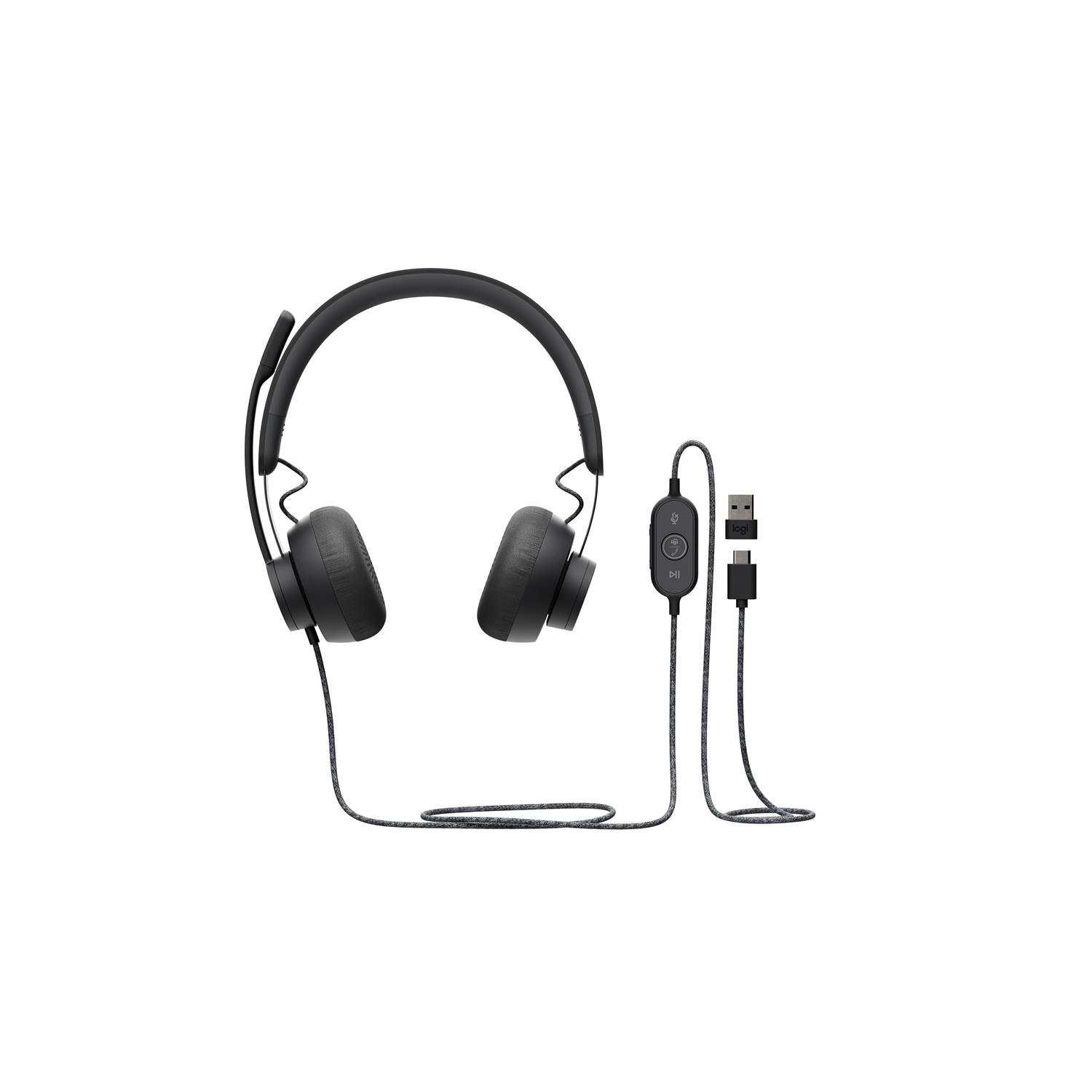 Logitech 981-000870, Kabelgebunden, Anrufe/Musik, 20 - 16000 Hz, 211 g, Kopfhörer, Graphit