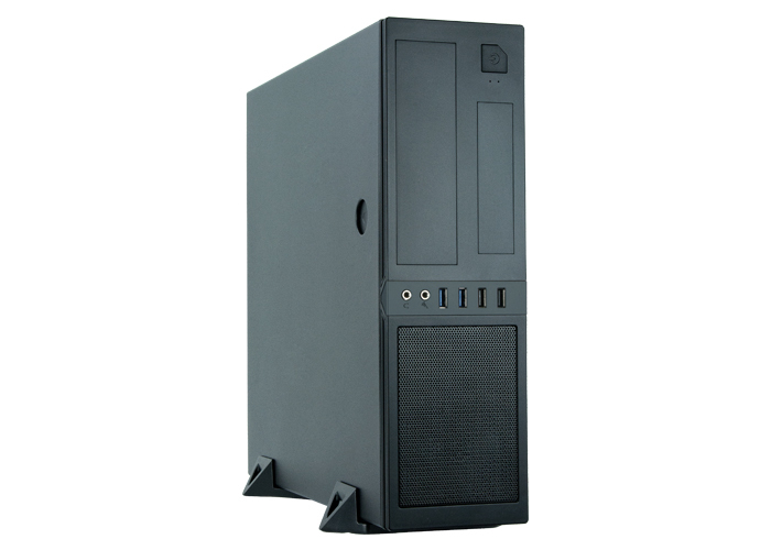 Chieftec CS-12B-300, Mini Tower, PC, Schwarz, Mini-ITX, SGCC, Heimbüro