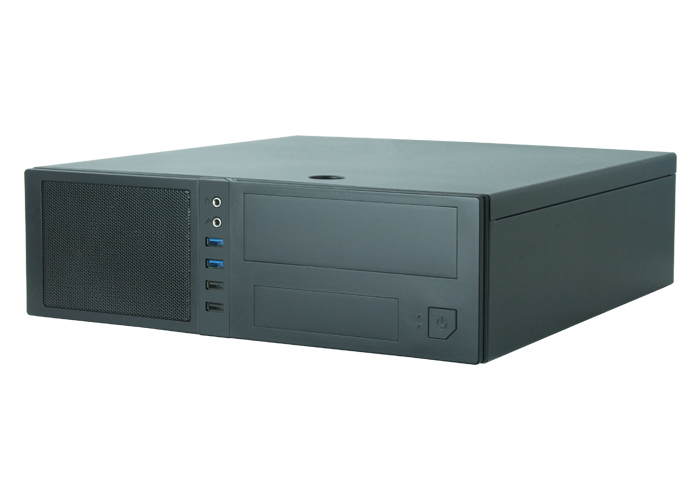 Zweites Bild vonChieftec CS-12B-300, Mini Tower, PC, Schwarz, Mini-ITX, SGCC, Heimbüro