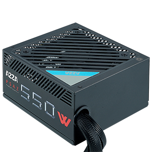 AZZA PSAZ-550W, 550 W, 200 - 240 V, 47 - 53 Hz, 100 W, 492 W, 100 W