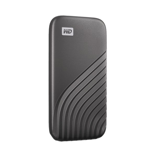Zweites Bild vonWD My Passport, 2 TB, USB Typ-C, 3.2 Gen 2 (3.1 Gen 2), 1050 MB/s, Passwortschutz, Grau