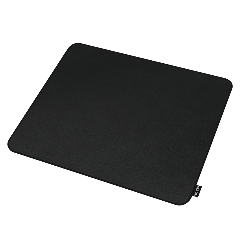 LogiLink ID0197, Schwarz, Einfarbig, Polyester, Anti-Rutsch-Basis, Gaming-Mauspad