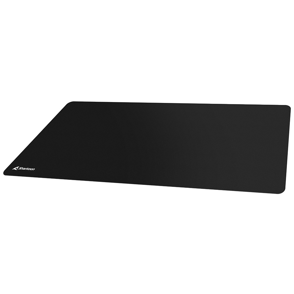 Zweites Bild vonSharkoon 1337 V2 Gaming Mat XXL, Schwarz, Monochromatisch, Anti-Rutsch-Basis, Gaming-Mauspad