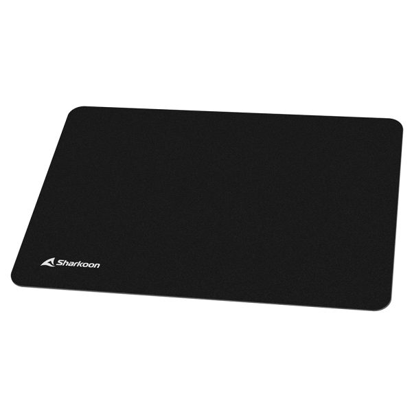 Zweites Bild vonSharkoon 1337 V2 Gaming Mat M, Schwarz, Monochromatisch, Anti-Rutsch-Basis, Gaming-Mauspad