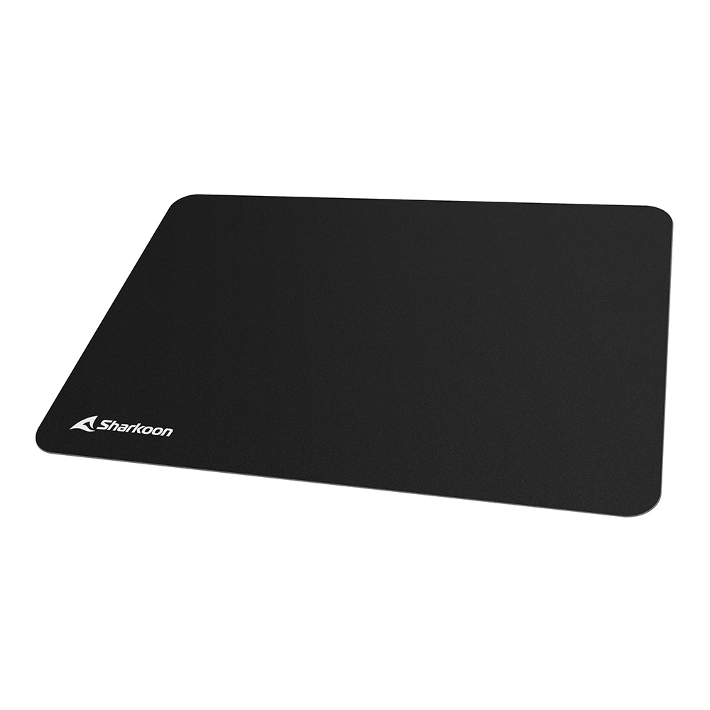 Zweites Bild vonSharkoon 1337 V2 Gaming Mat L, Schwarz, Monochromatisch, Anti-Rutsch-Basis, Gaming-Mauspad