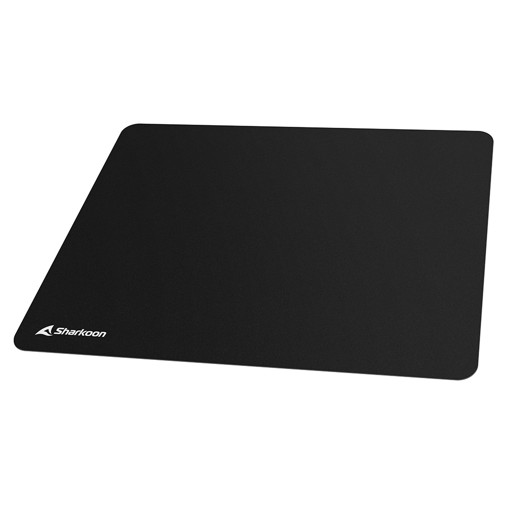 Zweites Bild vonSharkoon 1337 V2 Gaming Mat XL, Schwarz, Monochromatisch, Anti-Rutsch-Basis, Gaming-Mauspad