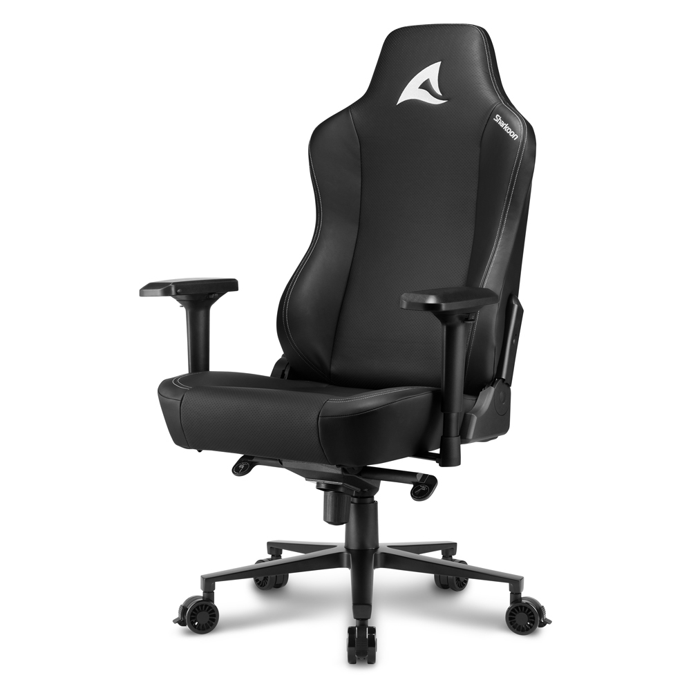 Sharkoon SKILLER SGS40, Gepolsterter Sitz, Gepolsterte Rückenlehne, Schwarz, Schwarz, Schaum, Polyurethan, Schaum, Polyurethan (PU)