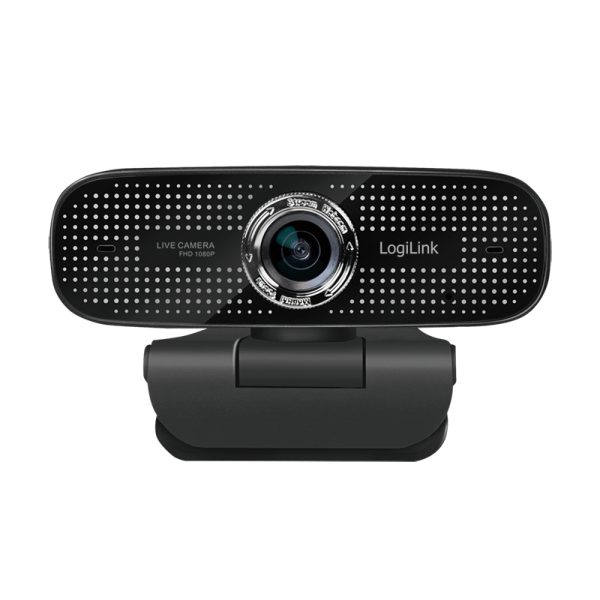 Zweites Bild vonLogiLink Konferenz HD-USB-Webcam, 100°, Dual-Mikrofon, manueller Fokus, 2 MP, 1920 x 1080 Pixel, Full HD, 30 fps, 640x480@30fps, 1280x720@30fps, 1920x1080@30fps, 1080p