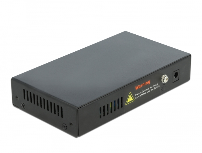 Zweites Bild vonDelock Gigabit Ethernet Switch 4 Port PoE + 1 SFP, Gigabit Ethernet (10/100/1000), Power over Ethernet (PoE)