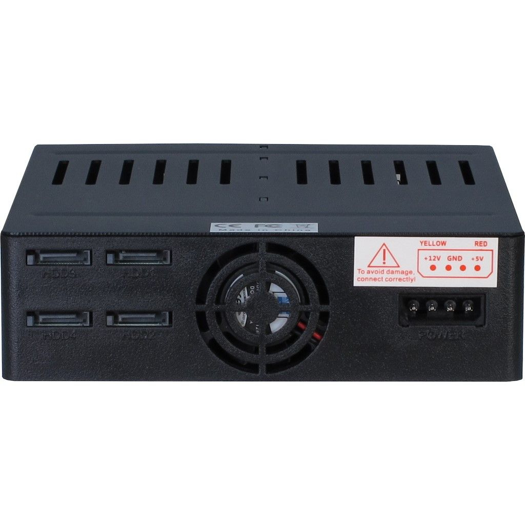 Zweites Bild vonInter-Tech X-3531, 13,3 cm (5.25 Zoll), Carrier Panel, 2.5 Zoll, Schwarz, 42 mm, 146 mm