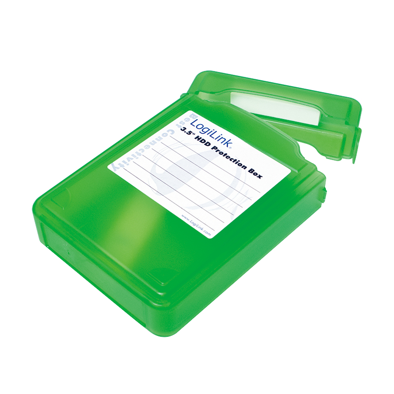 LogiLink UA0133G, Cover, Grün, 3.5", Schockresistent, Wasserfest