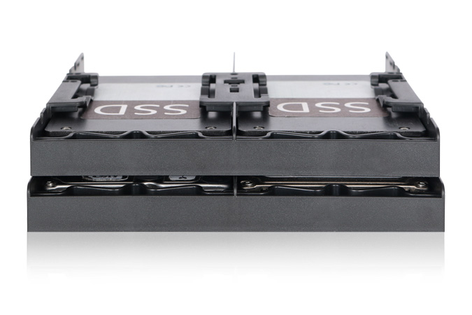 Zweites Bild vonIcy Dock MB344SP, 13,3 cm (5.25"), Carrier Panel, 2.5", IDE/ATA, Kunststoff, 146 mm