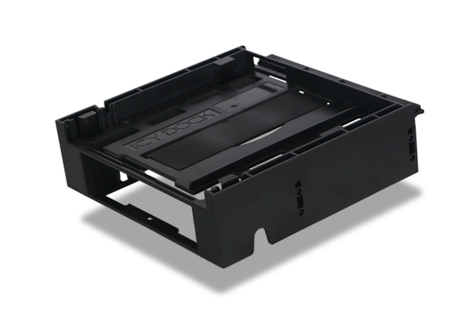 Icy Dock MB343SPO, 8,89 cm (3.5"), Carrier Panel, Schwarz, Kunststoff, 145,8 mm, 148,8 mm