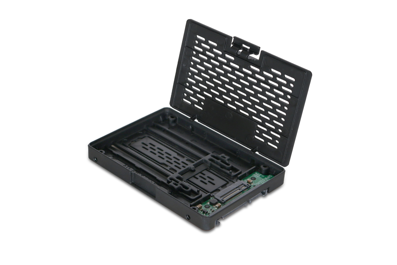 Zweites Bild vonIcy Dock MB703M2P-B, Schwarz, CE, REACH, 0 - 60 °C, -35 - 70 °C, 5 - 65%, 70 mm