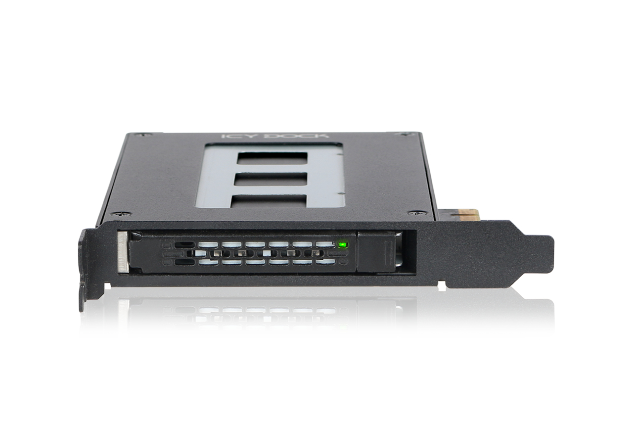 Zweites Bild vonIcy Dock MB839SP-B, Universal, HDD-Käfig, Acrylnitril-Butadien-Styrol (ABS), Metall, Schwarz, 2.5", 154 mm