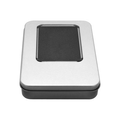 Zweites Bild vonMEDIARANGE BOX902, Aufbewahrungsbox, Silber, Rechteckig, Aluminium, Kunststoff, Stahl, Monochromatisch, Schwarz