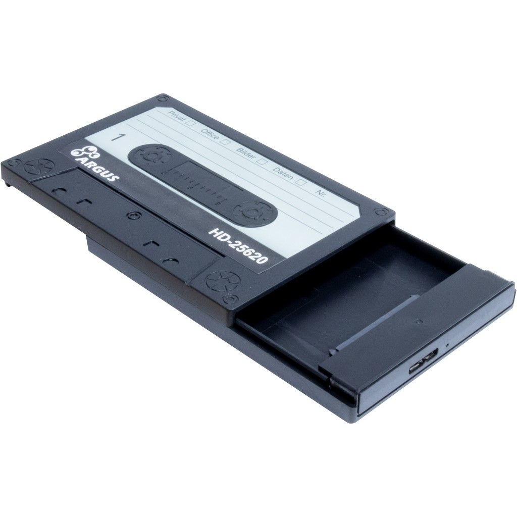Zweites Bild vonInter-Tech HD-25620, HDD-Gehäuse, 2.5 Zoll, SATA, Serial ATA II, Serial ATA III, 5 Gbit/s, USB Anschluss, Schwarz, Weiß